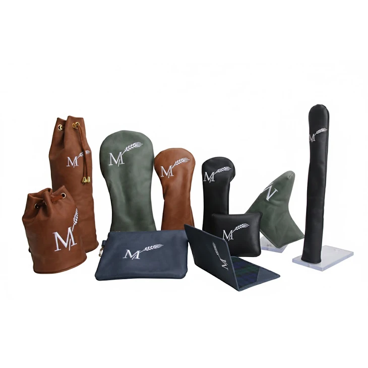 Genuine Leather Golf Headcover Set Genuine Leather Golf Headcover Set